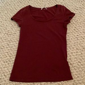H&M Wine Red T-shirt